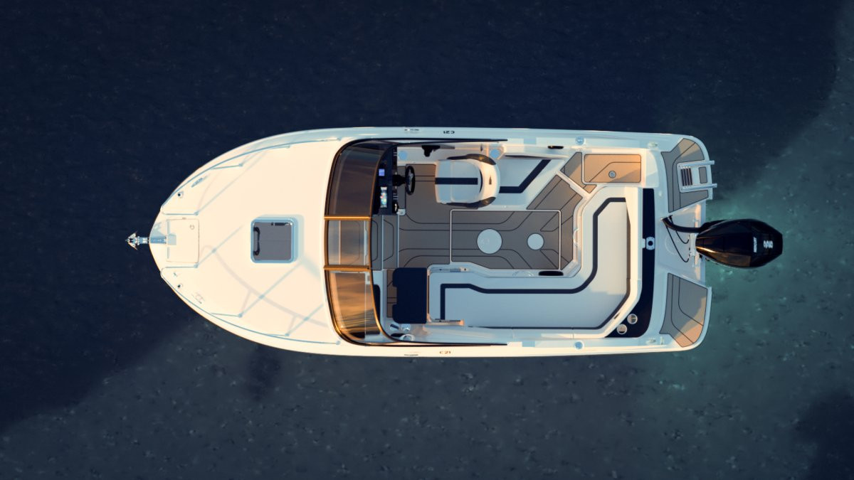 Bayliner C21 OB Cuddy blå - 2