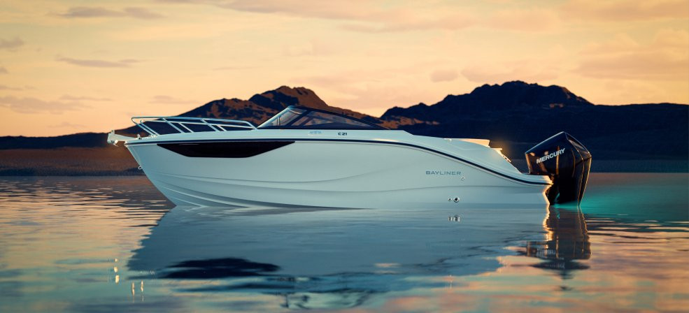 Bayliner C21 OB Cuddy blå - 0